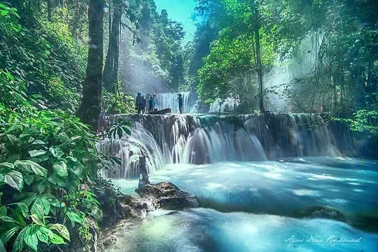 Piala waterfall main attraction near Luwuk Sulawesi