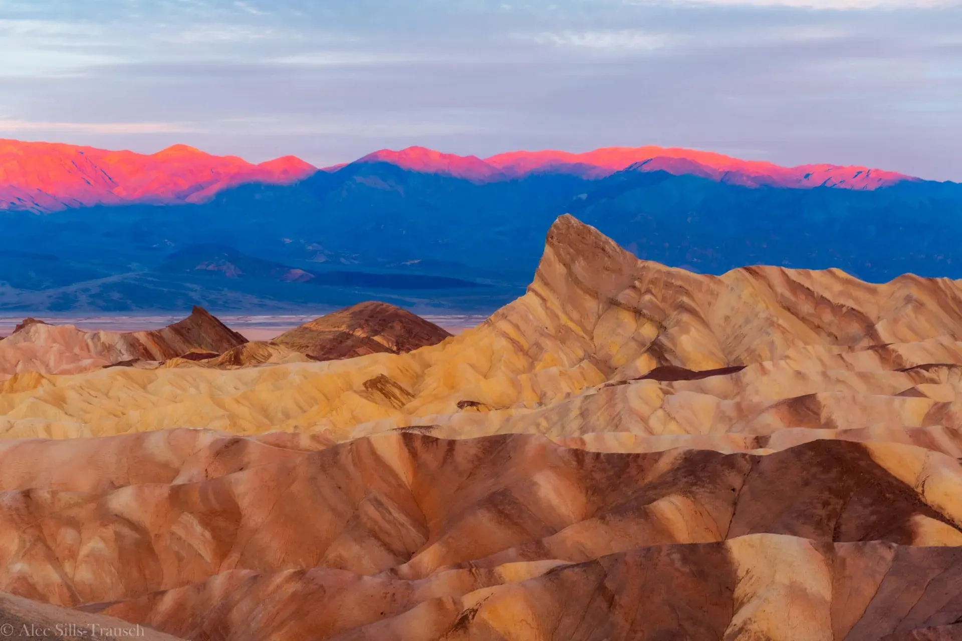 Sunrise at Zabriskie Point